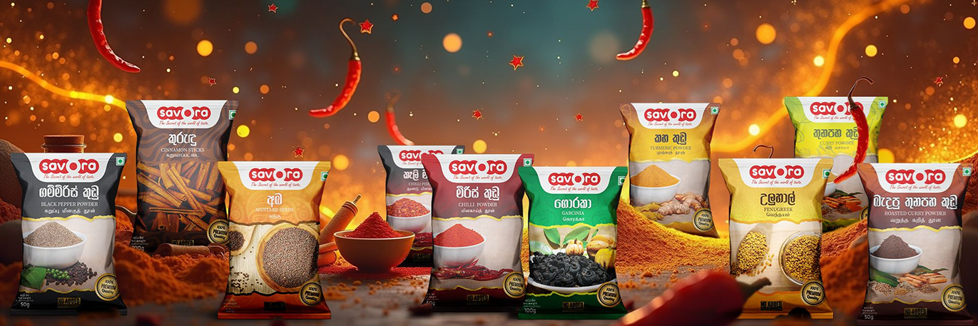 Savora Spice Products Banner